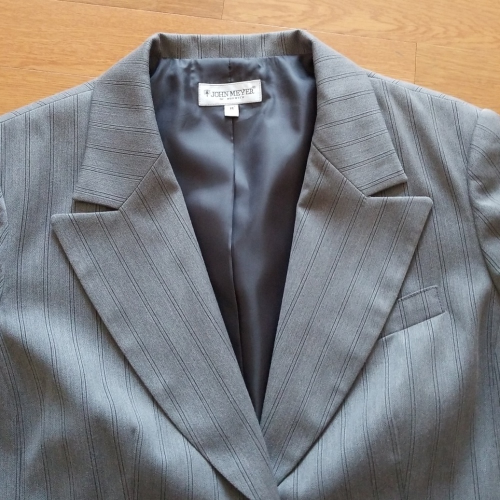 John Meyer Pin Striped Blazer